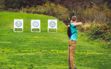 Can you shoot a bow in your backyard in Edmonton?