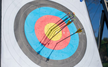 Can archery targets get wet?